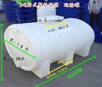 加厚1噸2噸塑料儲(chǔ)罐食品級(jí)臥式儲(chǔ)罐運(yùn)輸罐廠(chǎng)家直銷(xiāo)